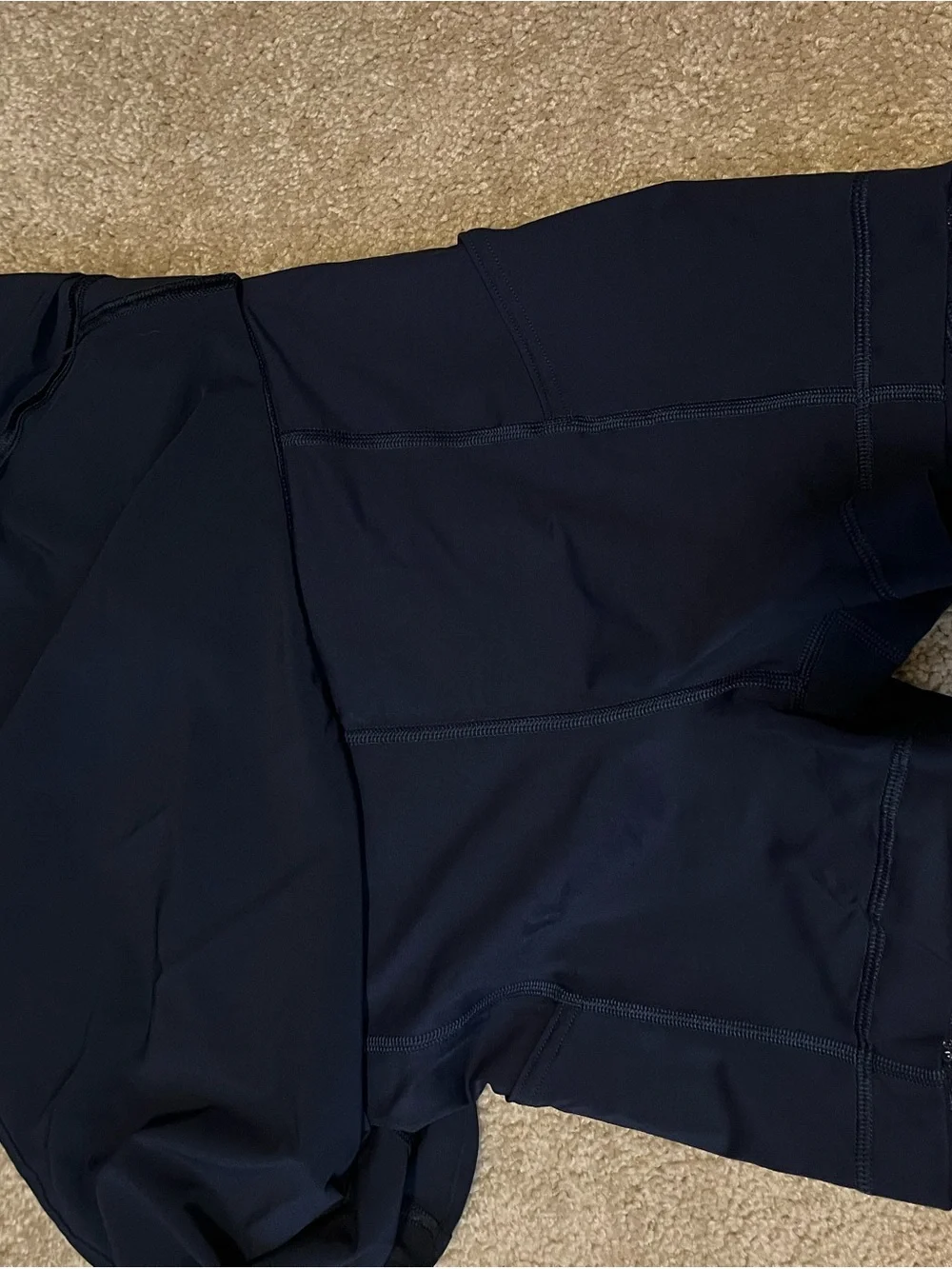 lululemon athletica Navy Circle Skater Skirt with built in shorts